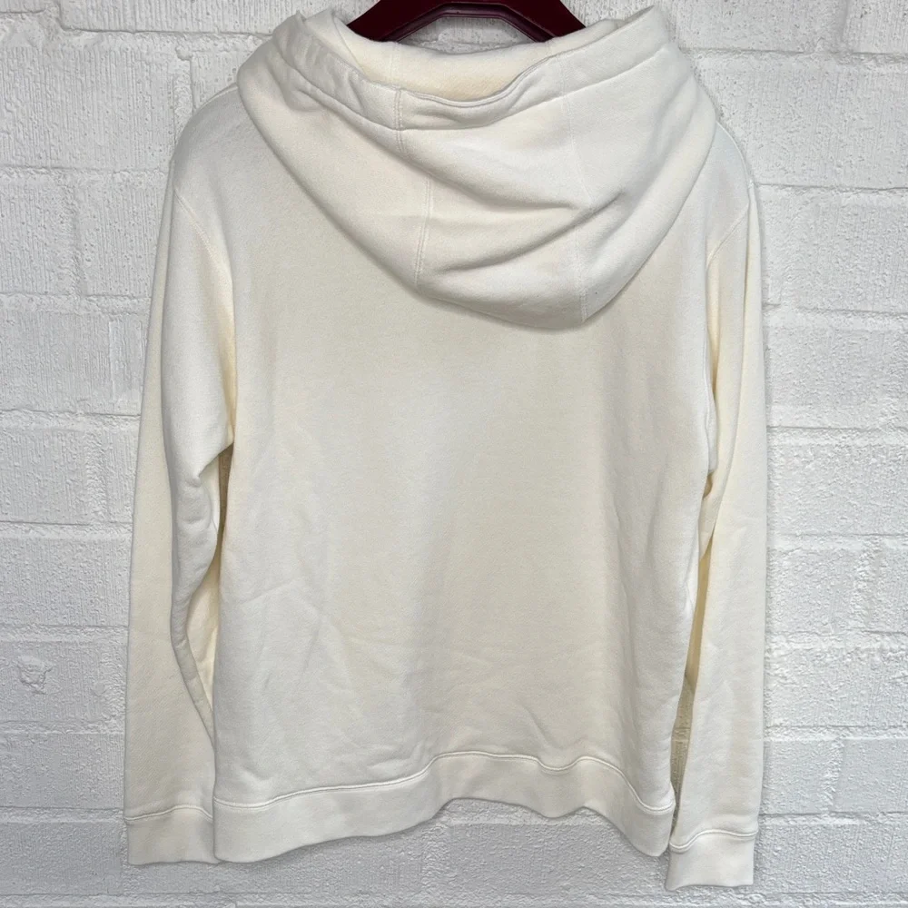 Gucci Interlocking G Embroidery Cotton Hooded Sweatshirt sz L